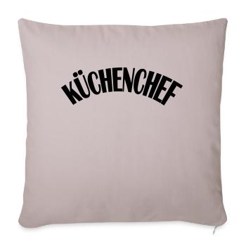 Küchenchef - Sofakissenbezug 45 x 45 cm - helles Taupe - Vorne