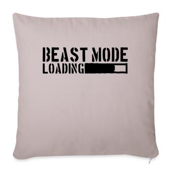 Beast Mode Loading Power - Sofa pillowcase 17,3'' x 17,3'' (45 x 45 cm) - light taupe - Front