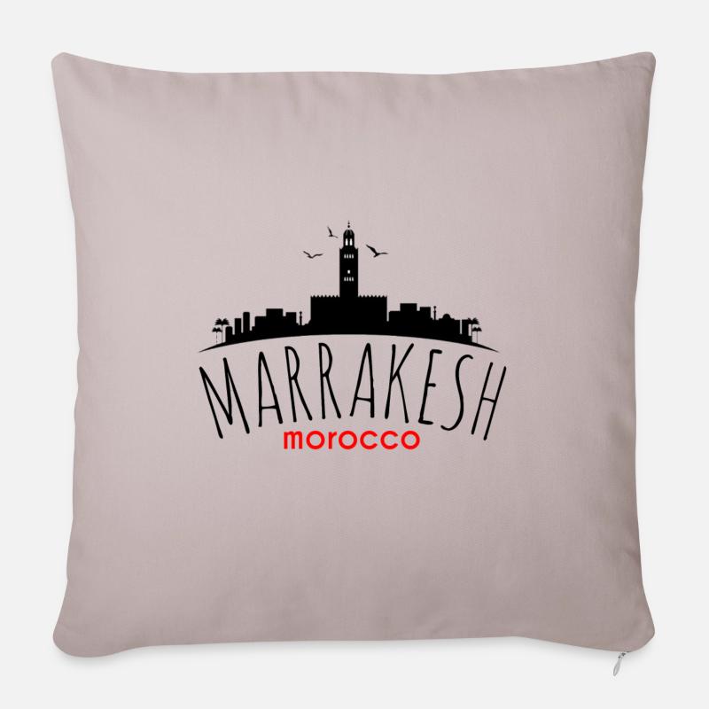 Marrakesh - Sofakissenbezug 45 x 45 cm - helles Taupe