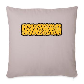bâtonnets de poisson savoureuse cuisine mangent le - Housse de coussin décorative 45 x 45 cm - taupe clair - Devant