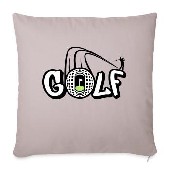 Golf Style - Housse de coussin décorative 45 x 45 cm - taupe clair - Devant