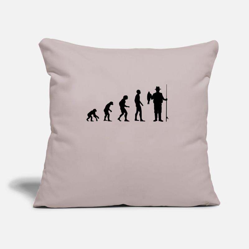 Pêcheur Evolution Housse de coussin décorative 45 x 45 cm