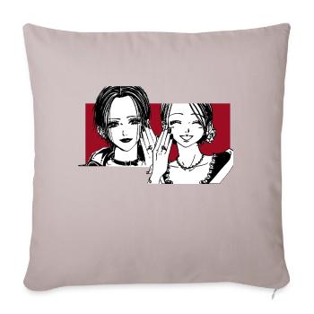 Nana Hachi - Manga - Anime - Alliance - Housse de coussin décorative 45 x 45 cm - taupe clair - Devant