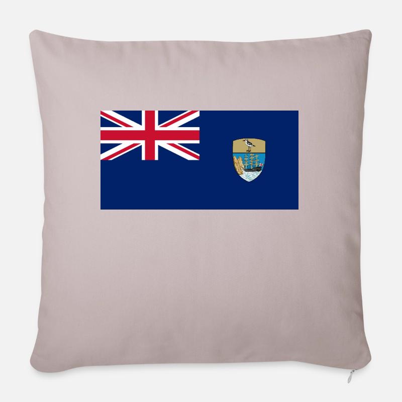 Sainte-Hélène - Housse de coussin décorative 45 x 45 cm - taupe clair