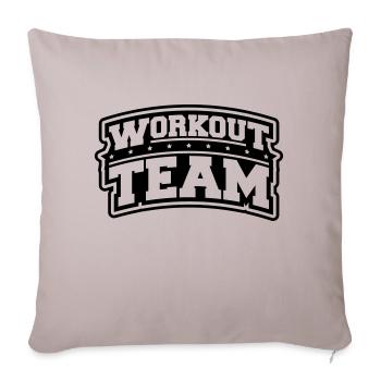 workout_team_dx1 - Housse de coussin décorative 45 x 45 cm - taupe clair - Devant