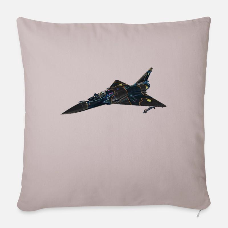Chasse - Housse de coussin décorative 45 x 45 cm - taupe clair