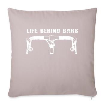 Biking Cycling - Sofa pillowcase 17,3'' x 17,3'' (45 x 45 cm) - light taupe - Front