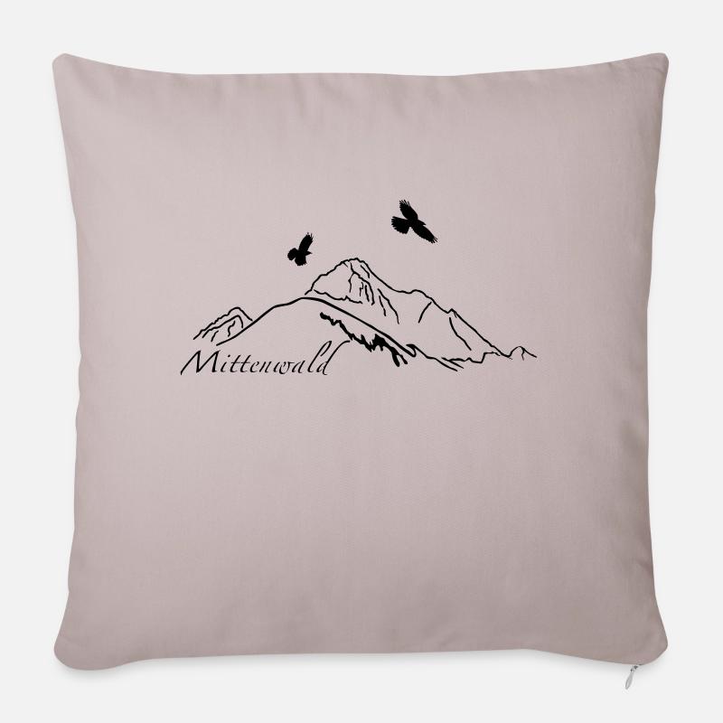 Mittenwald - Sofakissenbezug 45 x 45 cm - helles Taupe