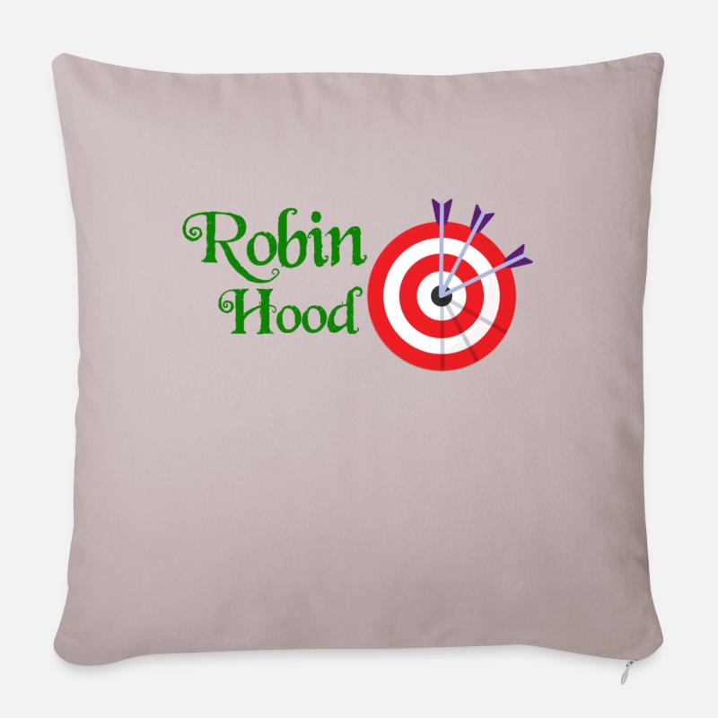 Robin Hood - Sofakissenbezug 45 x 45 cm - helles Taupe