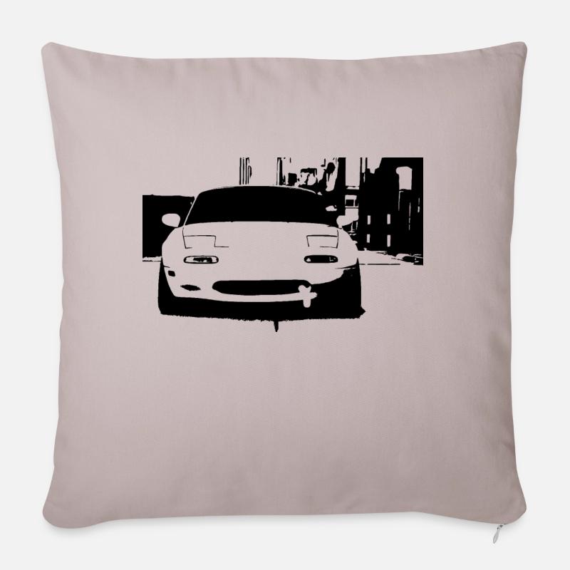 MIATA MK1 EUNOS - Sofakissenbezug 45 x 45 cm - helles Taupe
