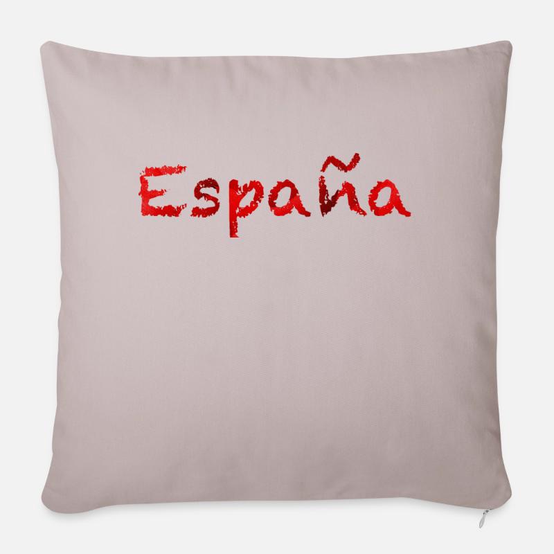 Spanien - Sofakissenbezug 45 x 45 cm - helles Taupe
