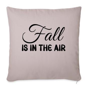 Fall is in the Air - Sofakissenbezug 45 x 45 cm - helles Taupe - Vorne