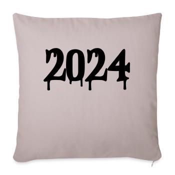 2024 - Sofakissenbezug 45 x 45 cm - helles Taupe - Vorne