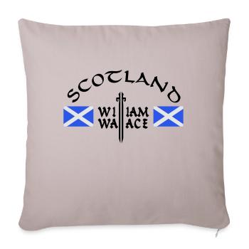Scotland William Wallace - Sofa pillowcase 17,3'' x 17,3'' (45 x 45 cm) - light taupe - Front