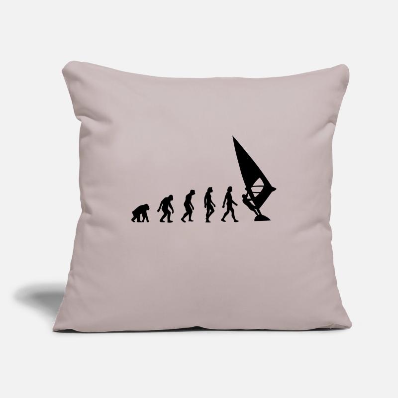 Die Evolution von Windsurfing Sofakissenbezug 45 x 45 cm