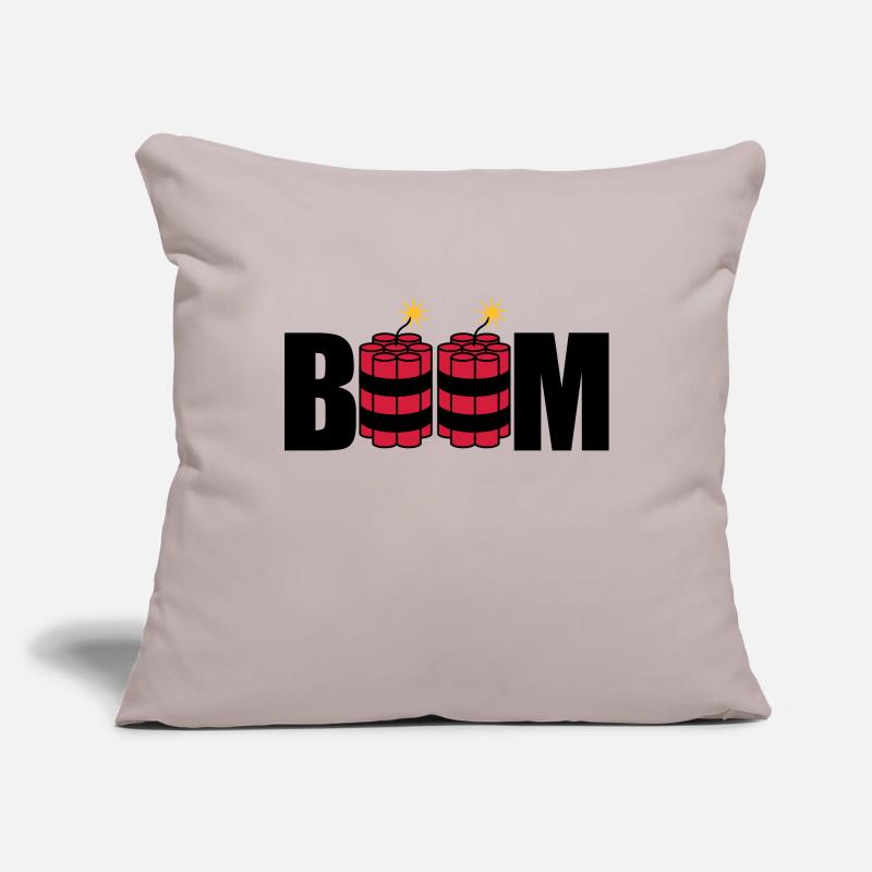 boom lit tnt dynamite explode explosion Sofa pillowcase 17,3'' x 17,3'' (45 x 45 cm)