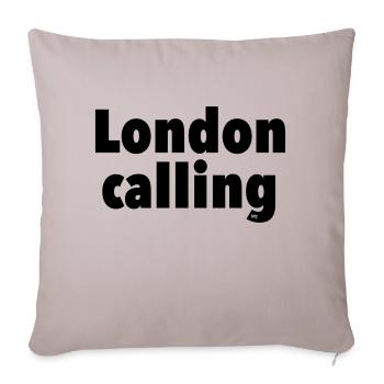 London - Sofa pillowcase 17,3'' x 17,3'' (45 x 45 cm) - light taupe - Front