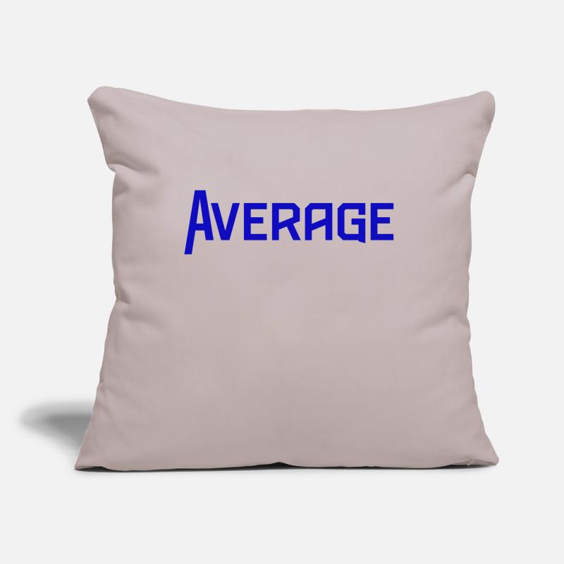 Average Average Font Word Sofa pillowcase 17,3'' x 17,3'' (45 x 45 cm)