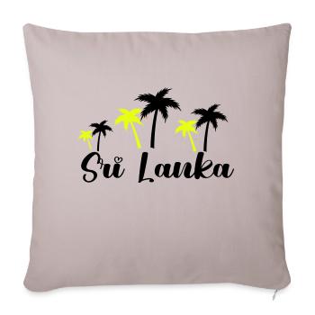 Sri Lanka 1 - Sofa pillowcase 17,3'' x 17,3'' (45 x 45 cm) - light taupe - Front