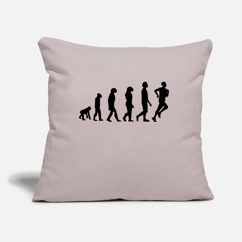 Evolution Jogging / Joggers Housse de coussin décorative 45 x 45 cm