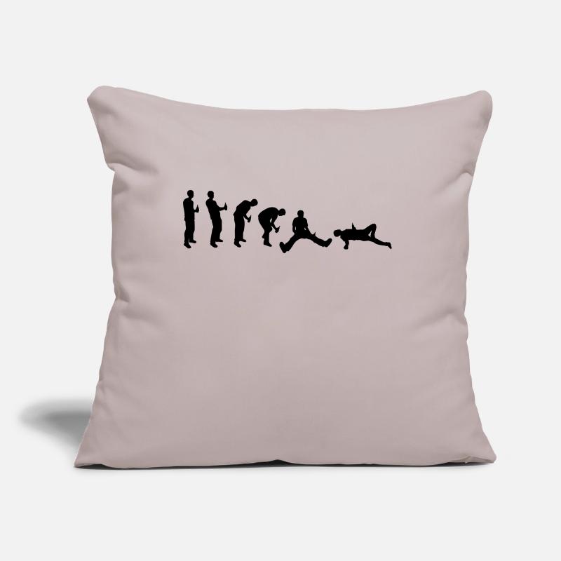 Évolution ivre Housse de coussin décorative 45 x 45 cm