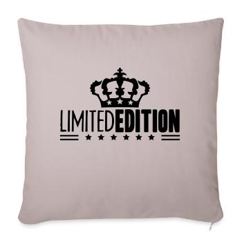 Limited Edition King Crown Stars Logo - Housse de coussin décorative 45 x 45 cm - taupe clair - Devant