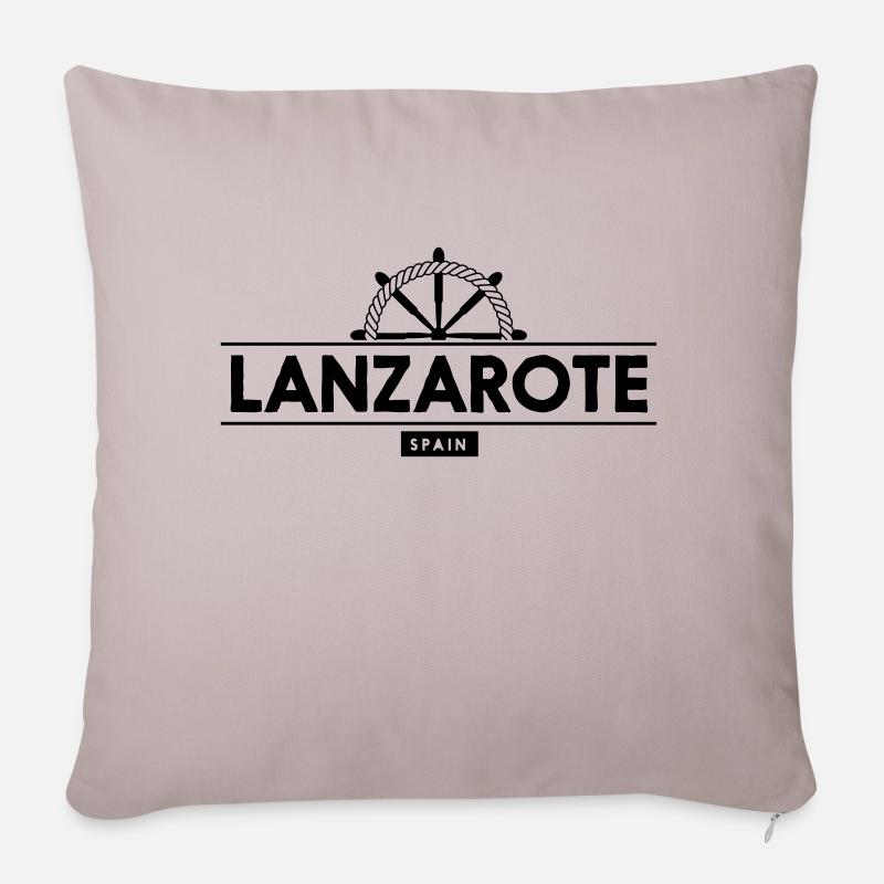 Lanzarote - Sofakissenbezug 45 x 45 cm - helles Taupe