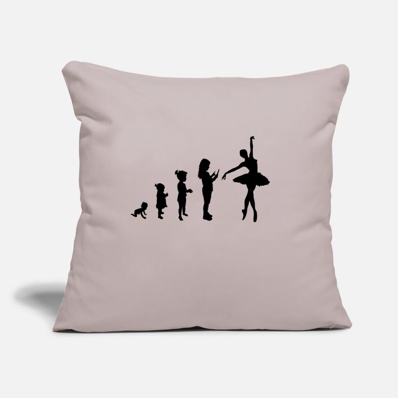 Evolution Ballet 1 Housse de coussin décorative 45 x 45 cm
