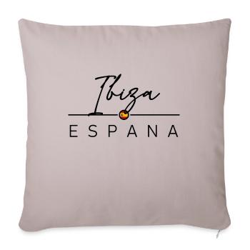 Spain - Ibiza - Spain - España - Sofa pillowcase 17,3'' x 17,3'' (45 x 45 cm) - light taupe - Front
