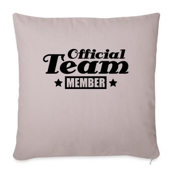 official_team_member_do1 - Housse de coussin décorative 45 x 45 cm - taupe clair - Devant