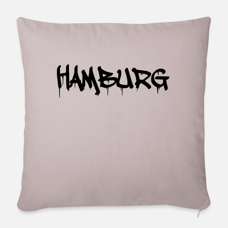 hamburg - Sofakissenbezug 45 x 45 cm - helles Taupe