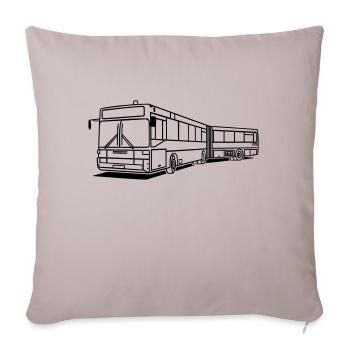 O 405 G Gelenkbus - Sofakissenbezug 45 x 45 cm - helles Taupe - Vorne