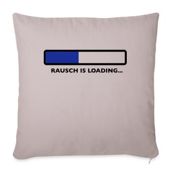 rausch - Sofakissenbezug 45 x 45 cm - helles Taupe - Vorne