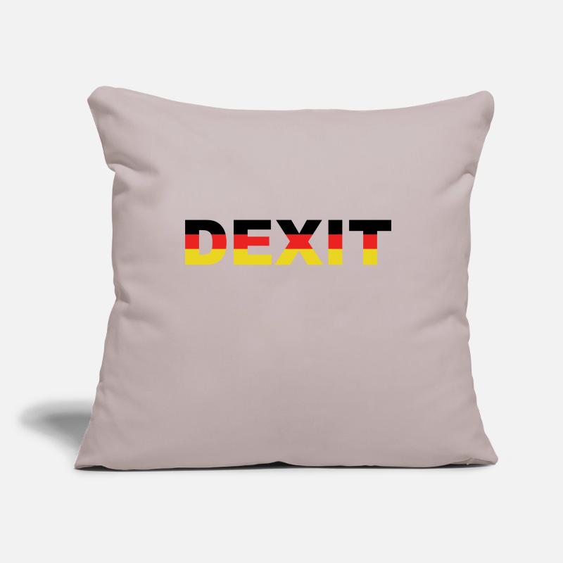 Deutschland Exit EU / Dexit / Brexit Sofakissenbezug 45 x 45 cm