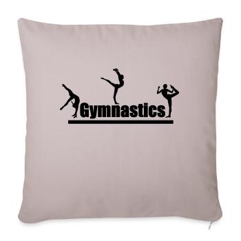 gymnastic - Sofakissenbezug 45 x 45 cm - helles Taupe - Vorne