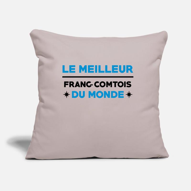 Franche-comté / Franc-Comtois / Franc-Comtoise Housse de coussin décorative 45 x 45 cm
