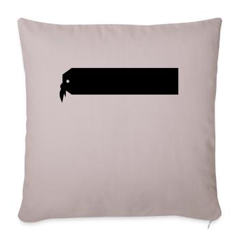 Preisschild Schild Etikett Deko Hintergrund - Sofakissenbezug 45 x 45 cm - helles Taupe - Vorne