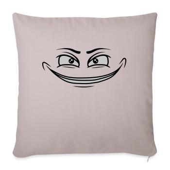 Crazy Evil Eye - Sofa pillowcase 17,3'' x 17,3'' (45 x 45 cm) - light taupe - Front