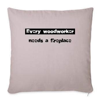 axes carpenter baby and toddler shirts - Sofakissenbezug 45 x 45 cm - helles Taupe - Vorne