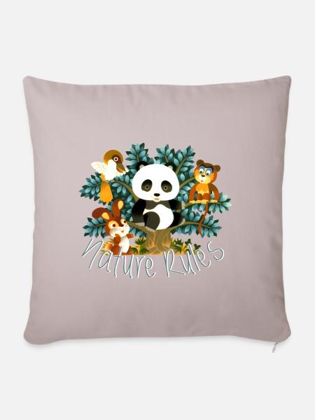 Tao Tao Nature Rules - Sofakissenbezug 45 x 45 cm - helles Taupe