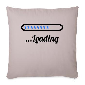 Loading - Sofa pillowcase 17,3'' x 17,3'' (45 x 45 cm) - light taupe - Front