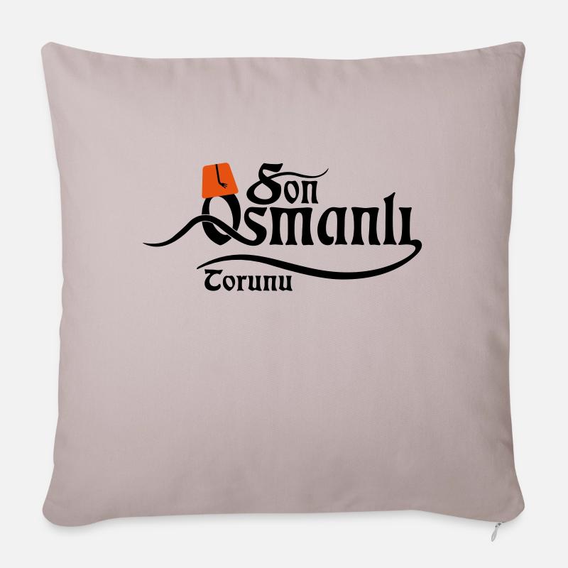 Son Osmanli Torunu - Sofakissenbezug 45 x 45 cm - helles Taupe