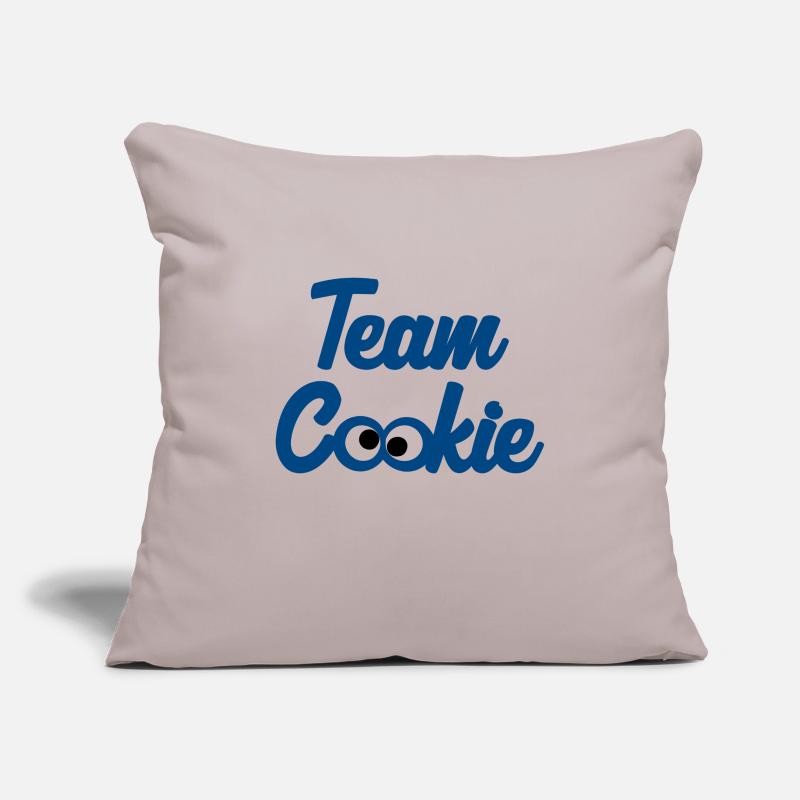 Team Cookie Kekse Plätzchen Sofakissenbezug 45 x 45 cm