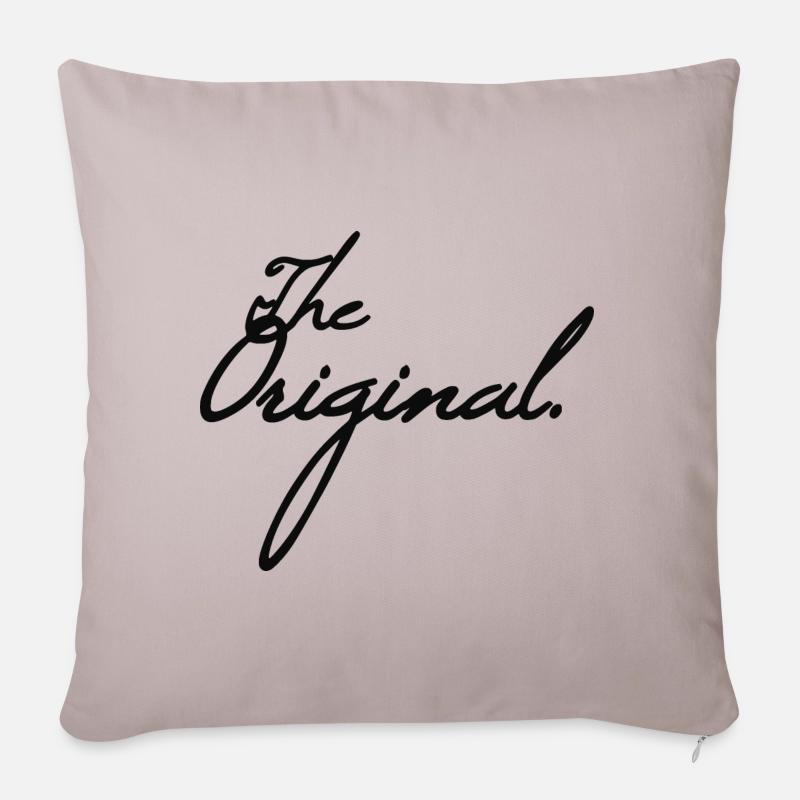 THE ORIGINAL - Sofa pillowcase 17,3'' x 17,3'' (45 x 45 cm) - light taupe