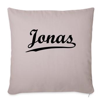 jonas - Housse de coussin décorative 45 x 45 cm - taupe clair - Devant