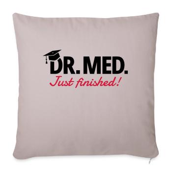 Medical doctor - Sofa pillowcase 17,3'' x 17,3'' (45 x 45 cm) - light taupe - Front