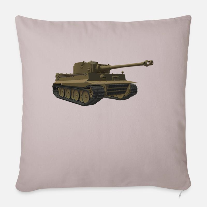 Tank tank - Sofakissenbezug 45 x 45 cm - helles Taupe