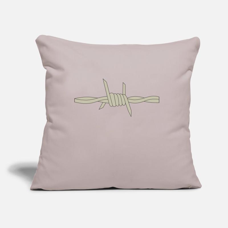 Barbed wire Sofa pillowcase 17,3'' x 17,3'' (45 x 45 cm)