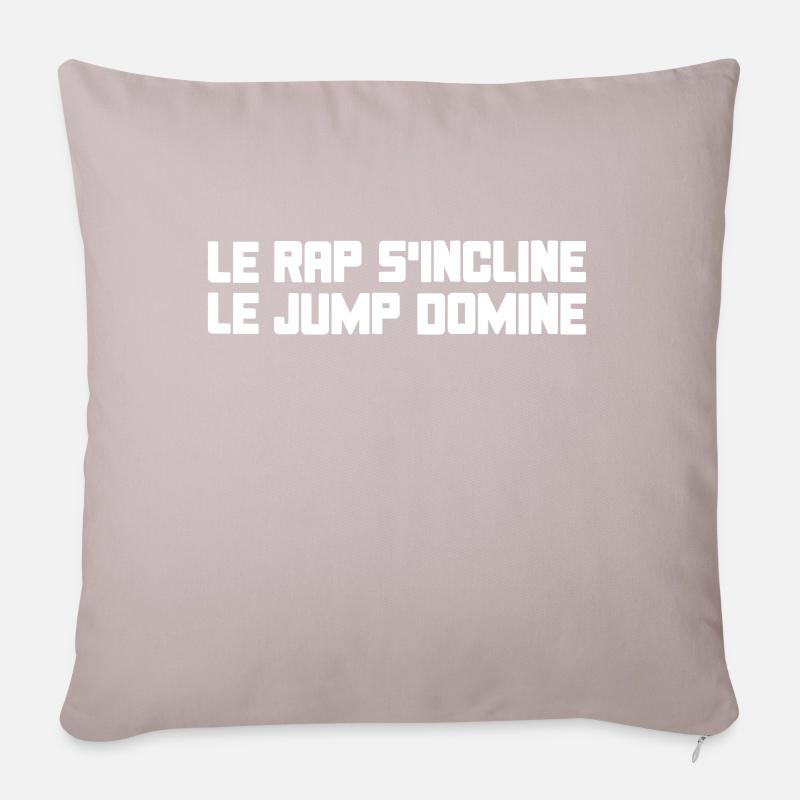 Evolution Jumpstyle 2 T-shirts - Housse de coussin décorative 45 x 45 cm - taupe clair