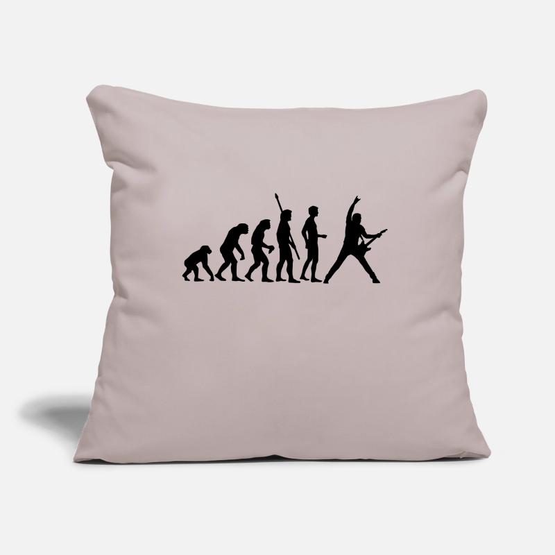 evolution_guitar_b Housse de coussin décorative 45 x 45 cm